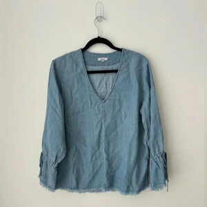 Rails Zimi Chambray Tencel Blouse | Boho Lightweight Top
